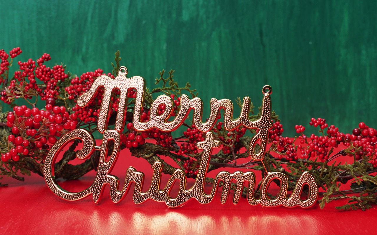 Christmas landscaping series wallpaper (6) #9 - 1280x800