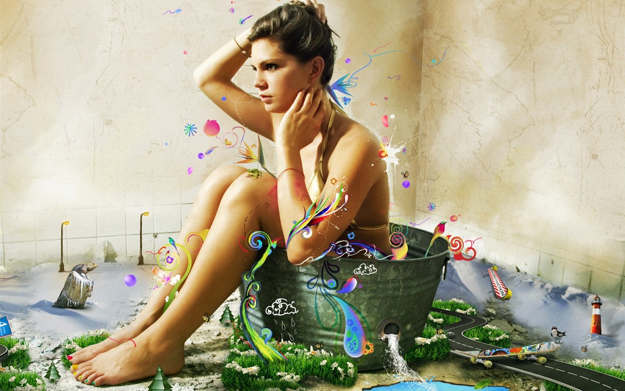 Illustration Design Collection Wallpaper #1 - 1280x800