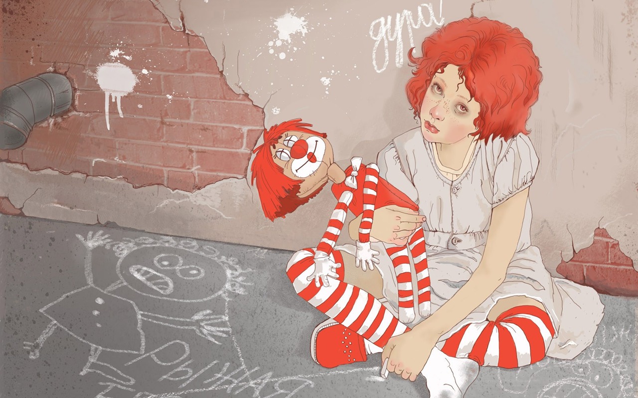 Illustration Design Collection Wallpaper #4 - 1280x800