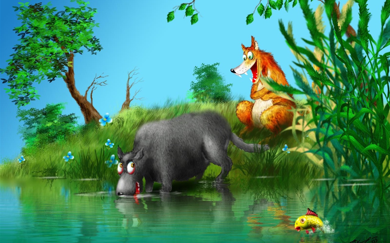 Illustration Design Collection Wallpaper #17 - 1280x800