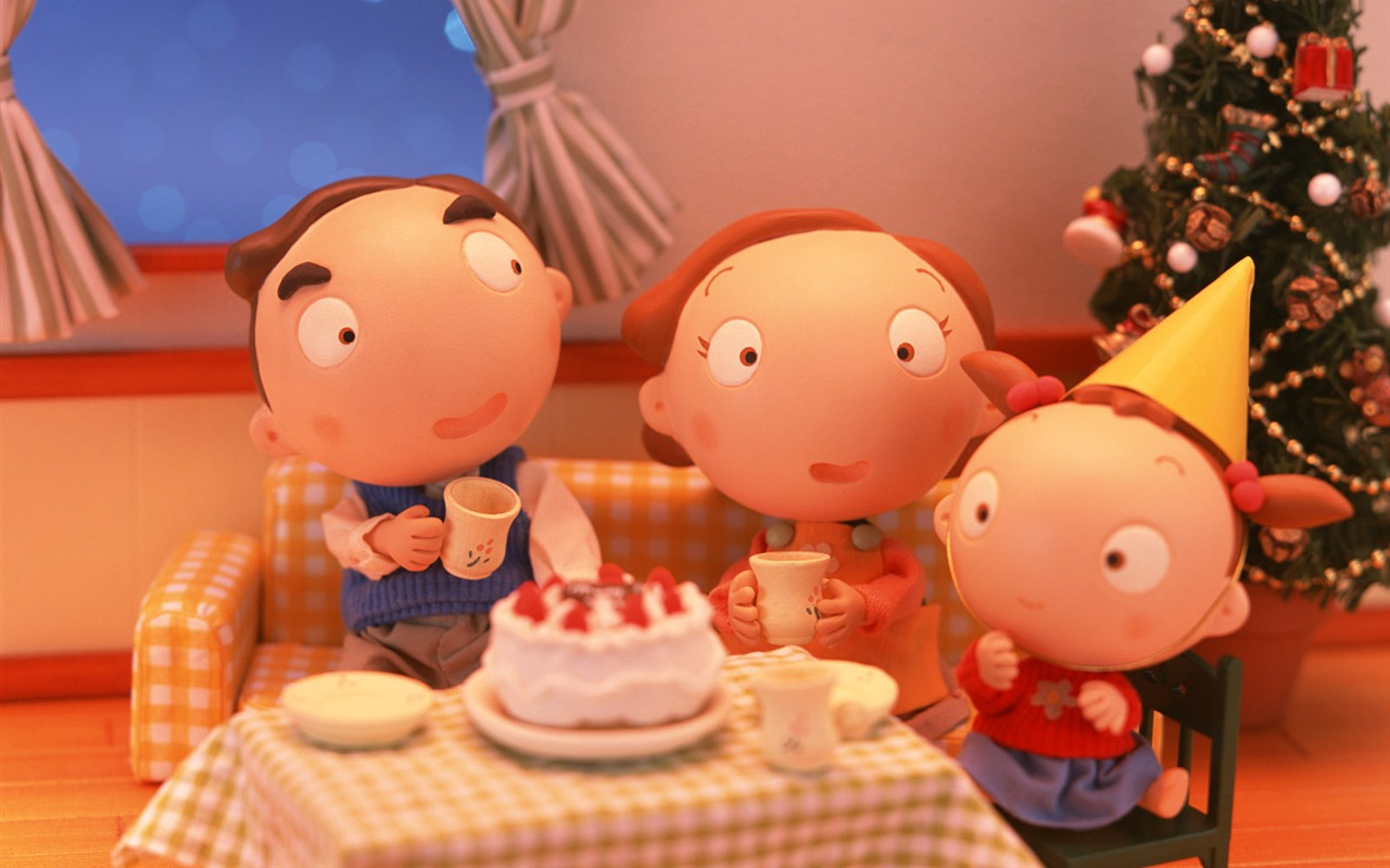 Happy Family wallpaper album (1) #2 - 1280x800