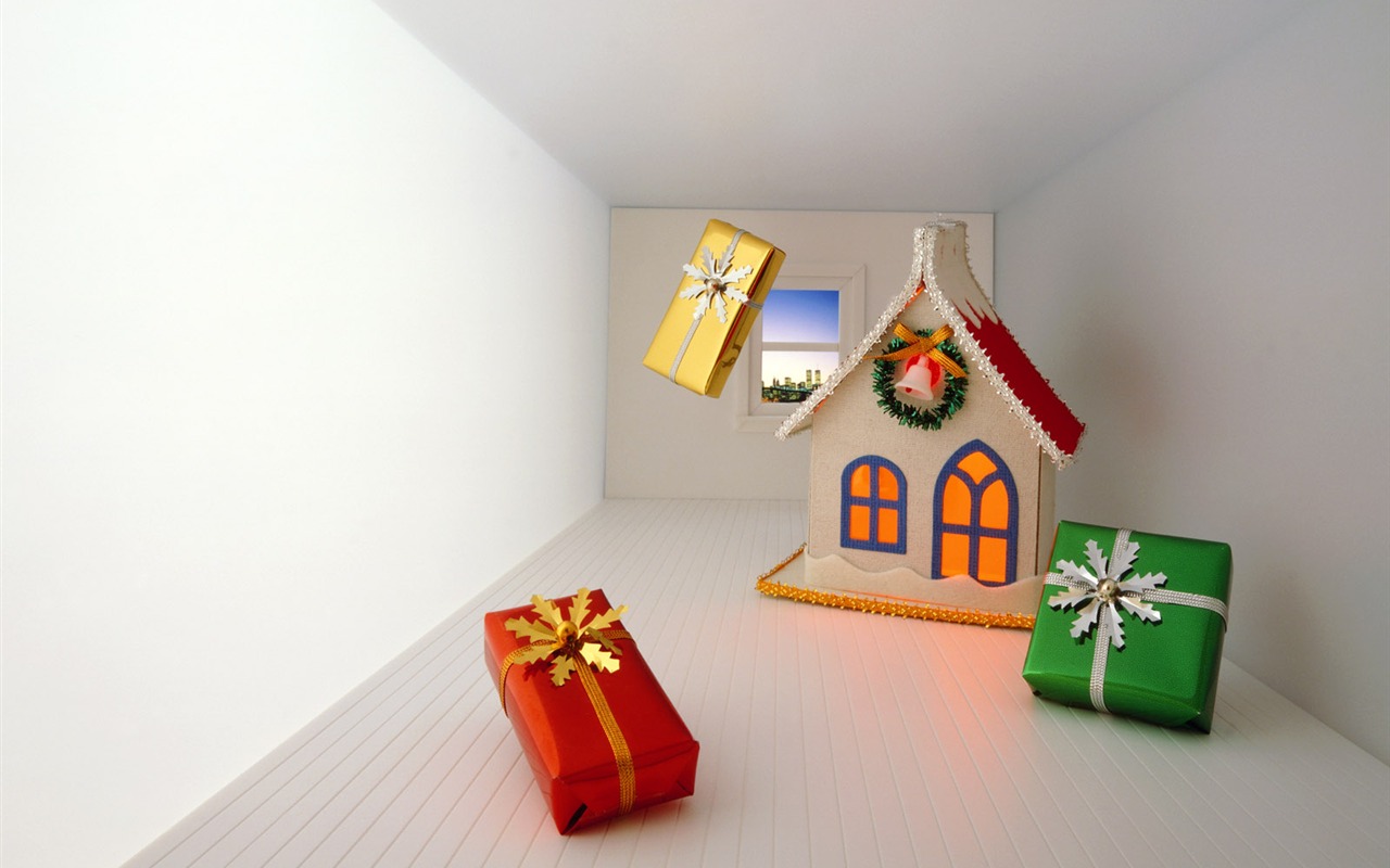 Christmas landscaping series wallpaper (8) #19 - 1280x800