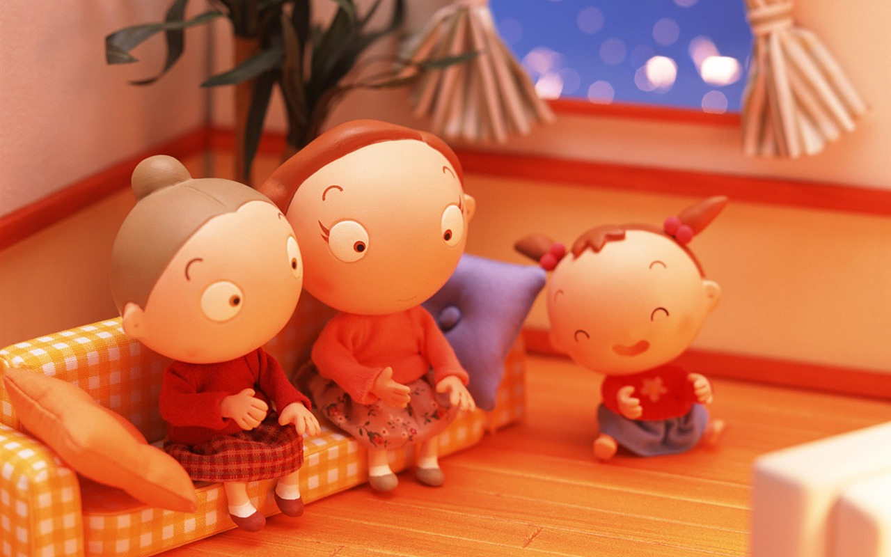 Happy Family wallpaper album (2) #19 - 1280x800