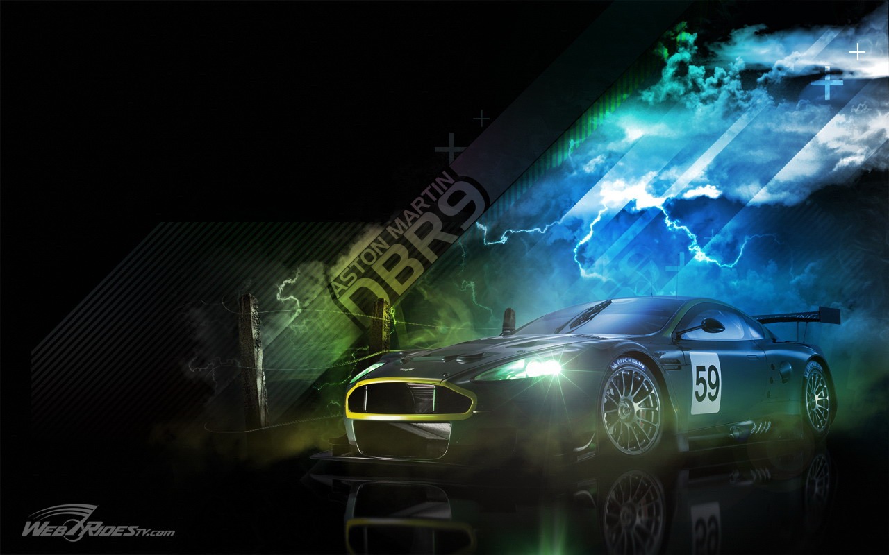 Fast sports wallpaper design automobile #9 - 1280x800