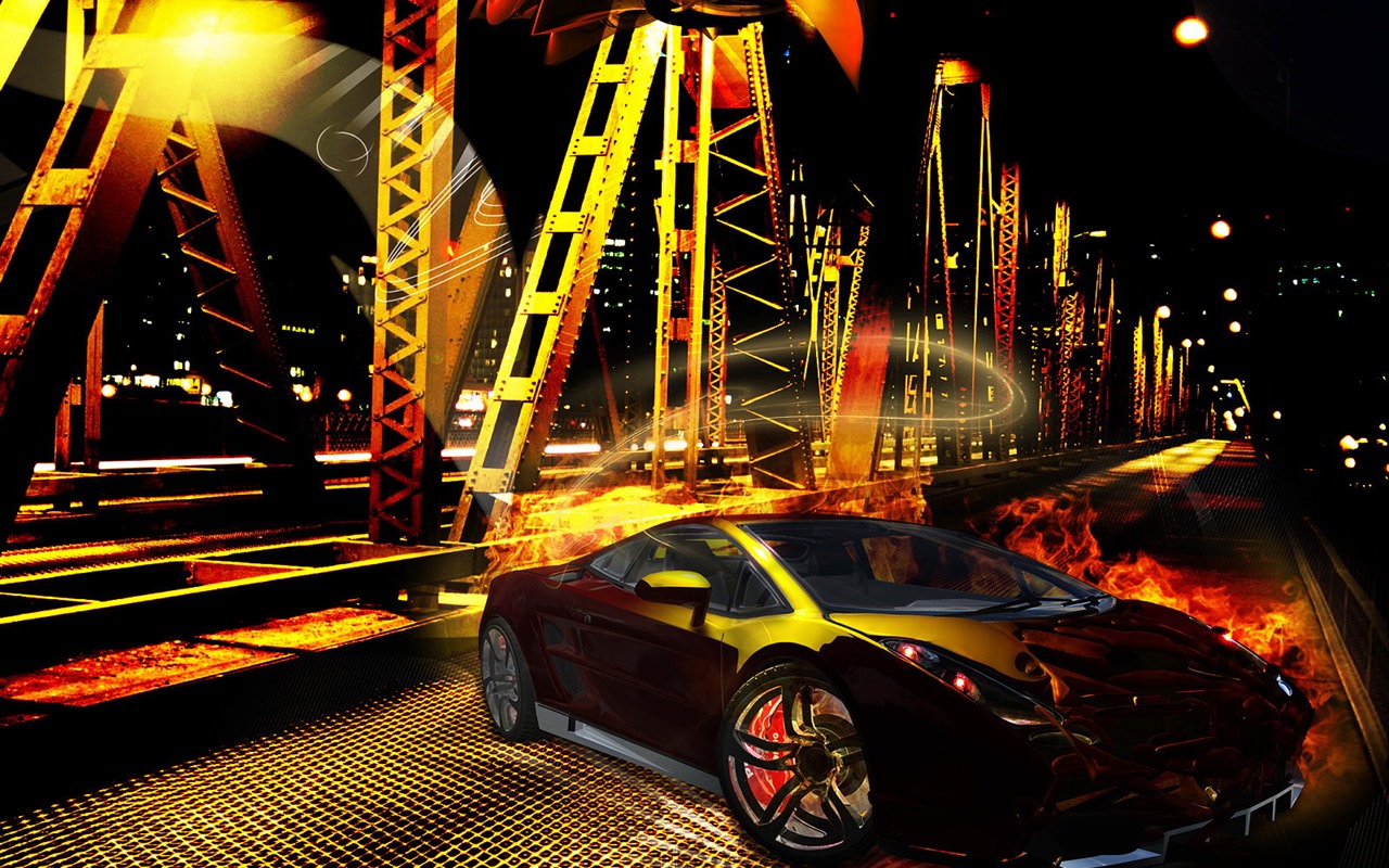 急速跑車設計壁紙 #11 - 1280x800