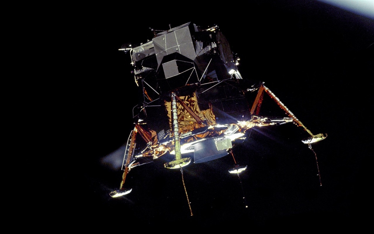 Apollo 11 vzácných fotografií na plochu #4 - 1280x800