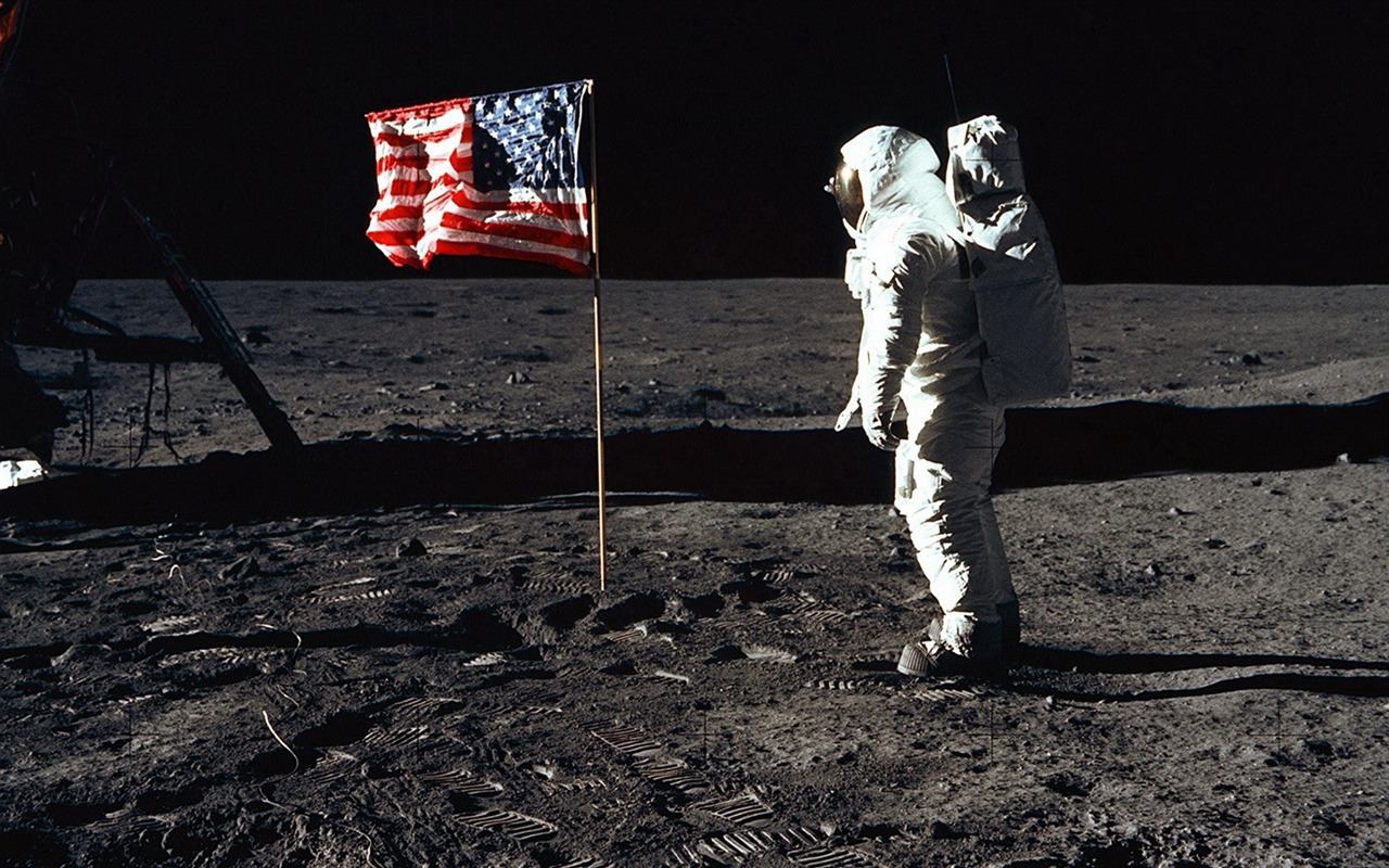 Apollo 11 vzácných fotografií na plochu #19 - 1280x800