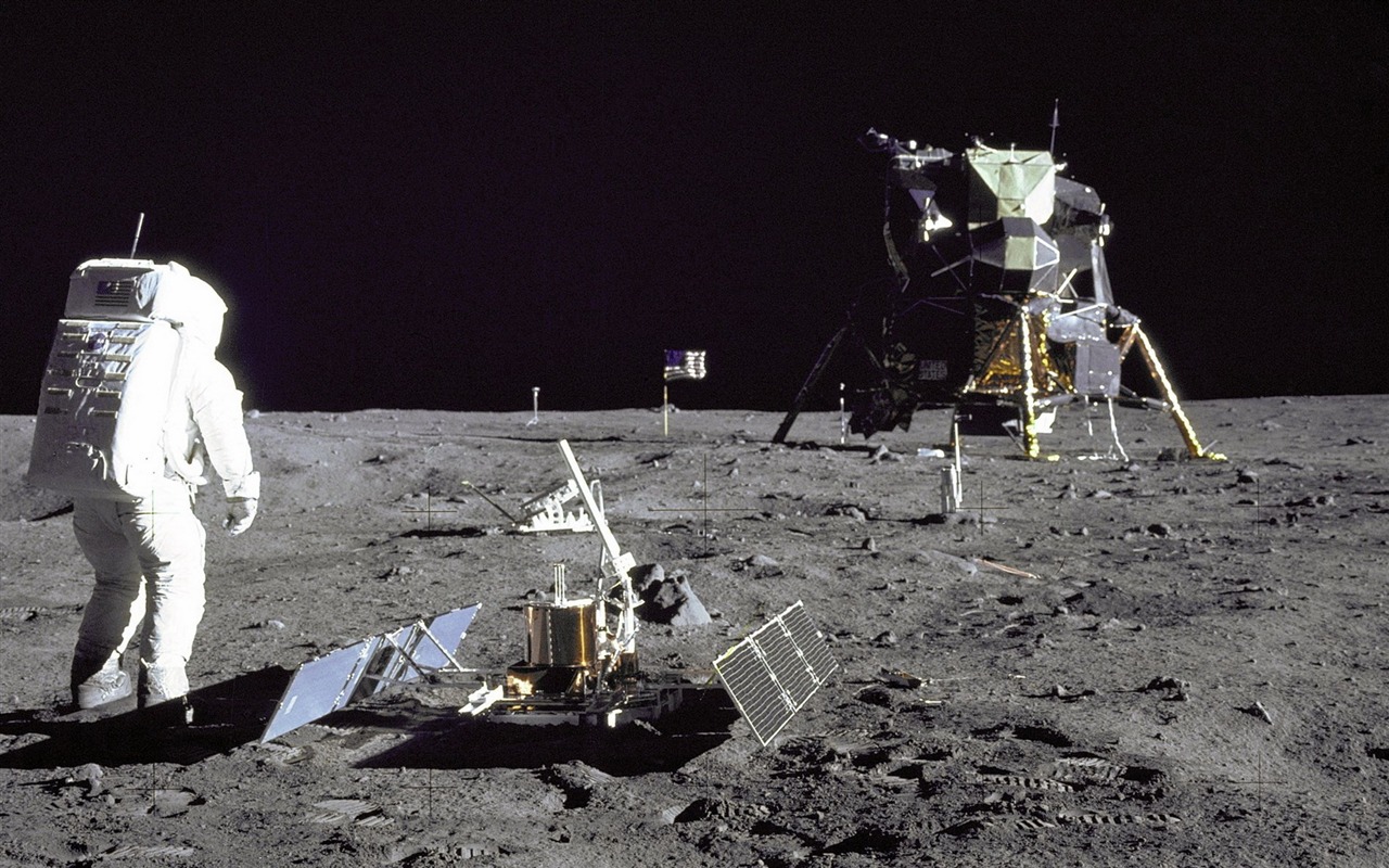 Apollo 11 vzácných fotografií na plochu #39 - 1280x800