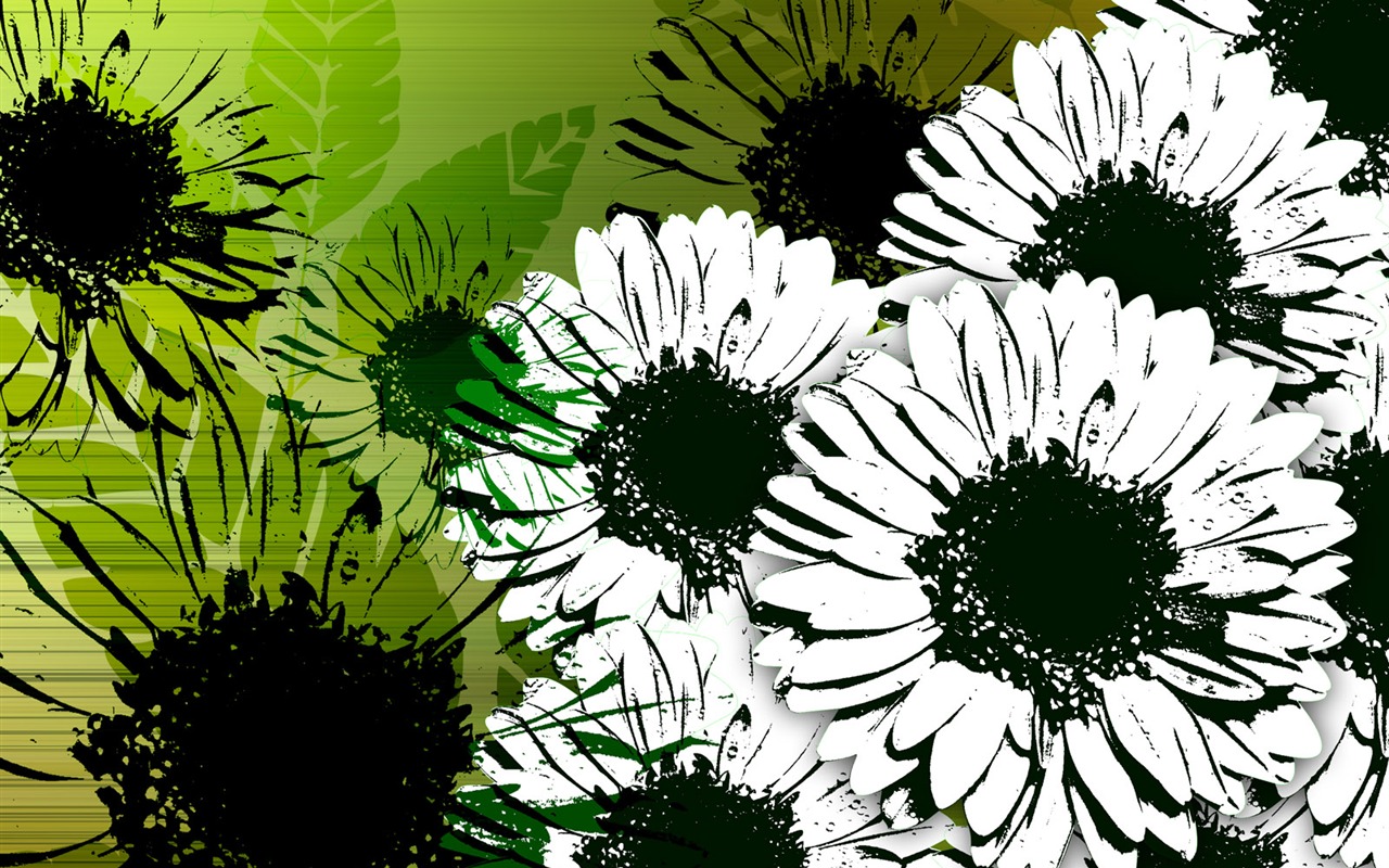 Syntetické Květinové HD Tapety na plochu #32 - 1280x800