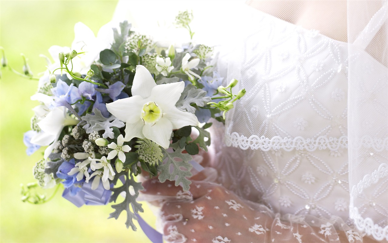 Svatební květinový svatební prsten tapety (1) #16 - 1280x800