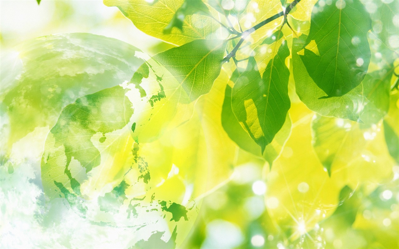 zelená témata životního prostředí PS Wallpaper #15 - 1280x800