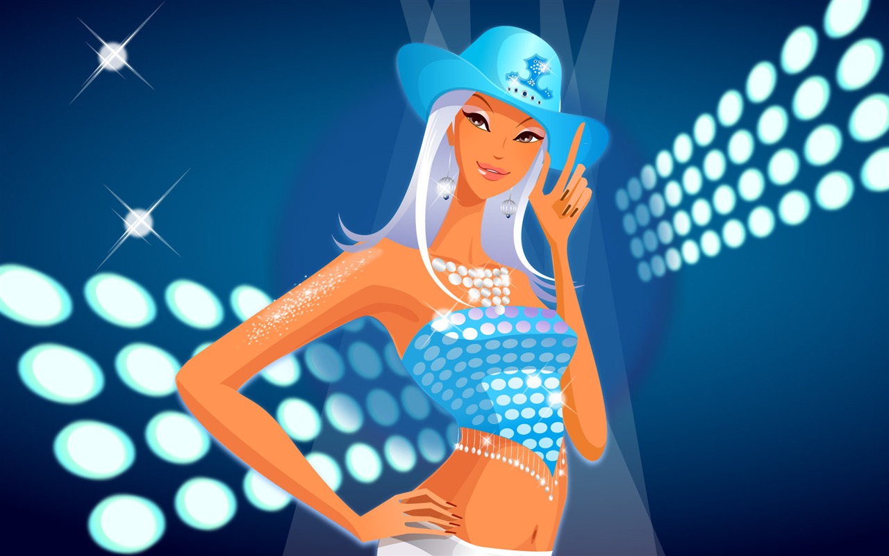 Vector PUB Girls Wallpaper #6 - 1280x800