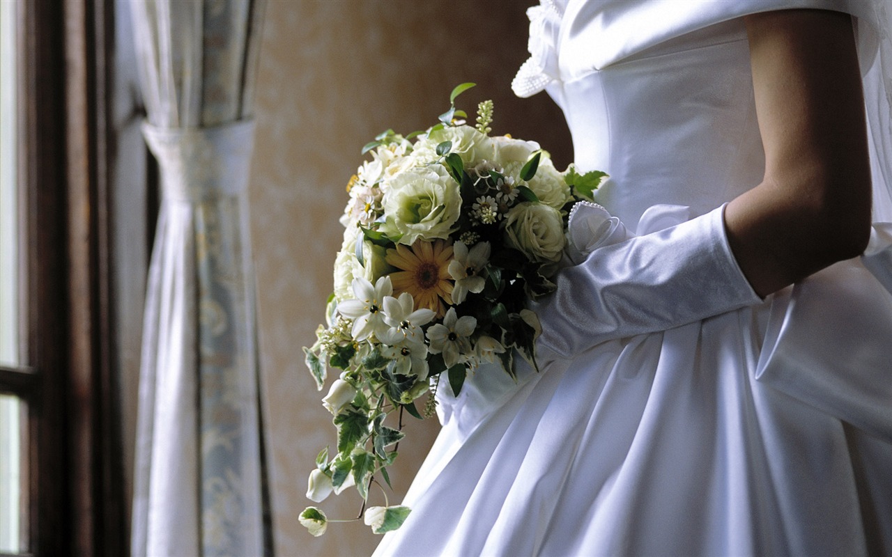 Svatební květinový svatební prsten tapetu (2) #14 - 1280x800