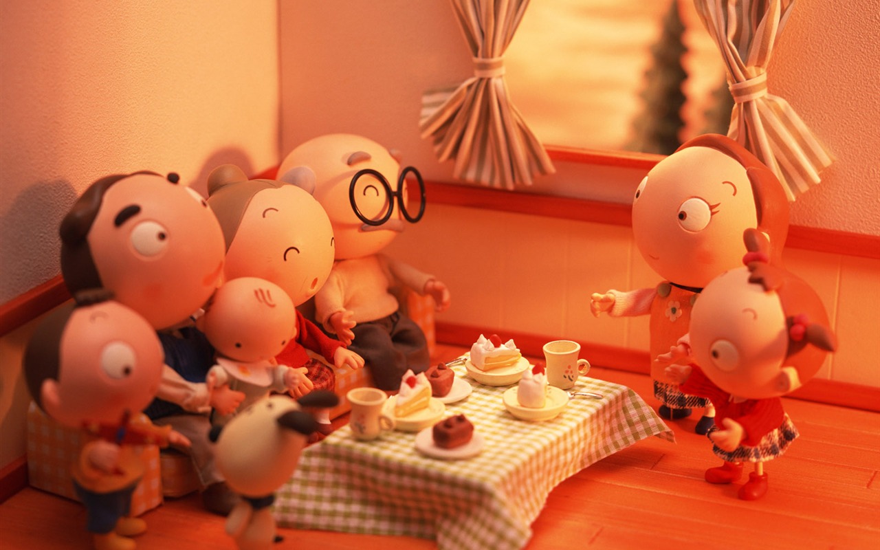 Happy Family wallpaper album (6) #7 - 1280x800