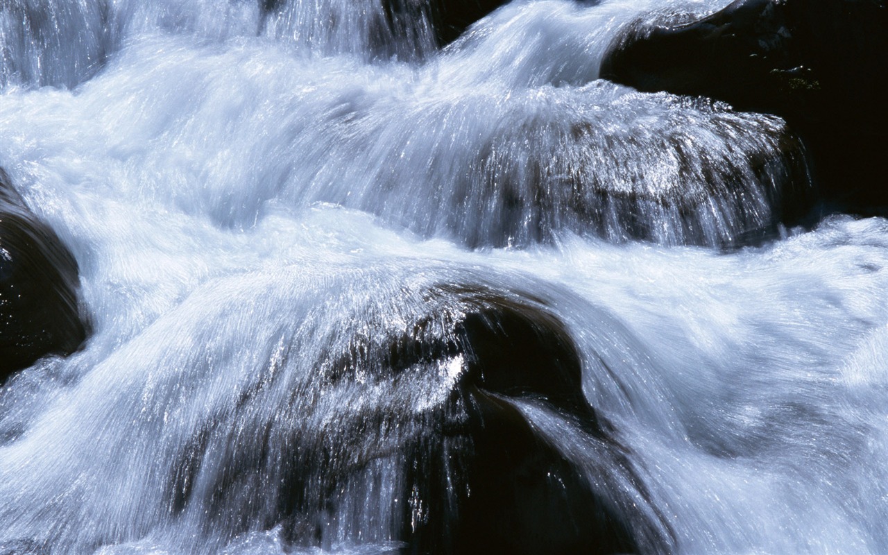滝は、HD画像ストリーム #16 - 1280x800