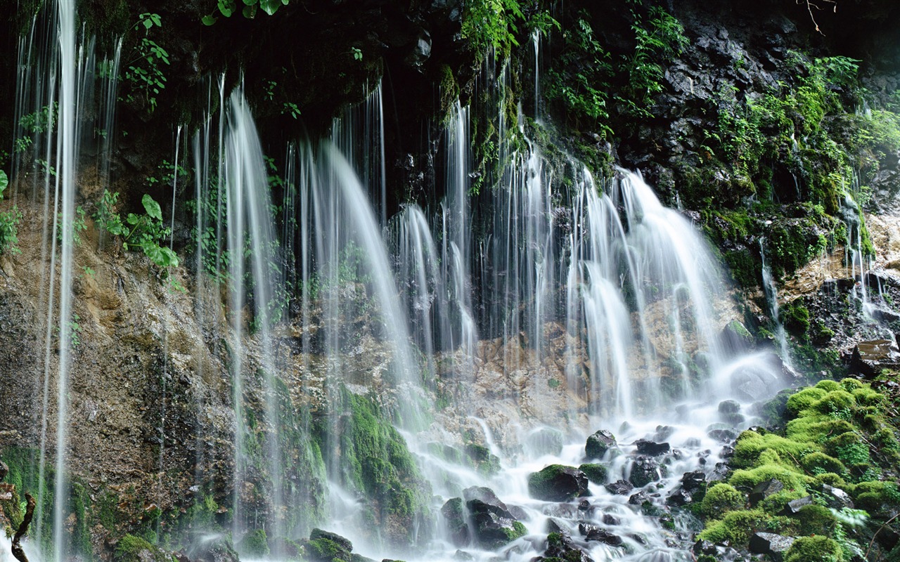 Waterfall streams HD Wallpapers #19 - 1280x800