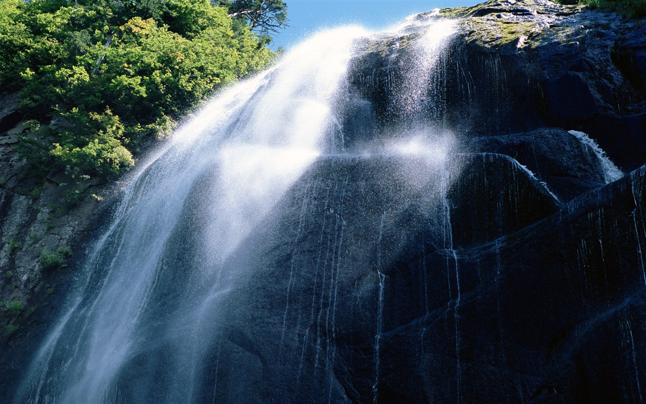 滝は、HD画像ストリーム #21 - 1280x800