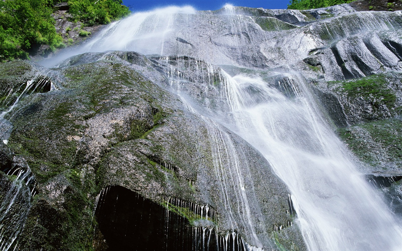 滝は、HD画像ストリーム #22 - 1280x800