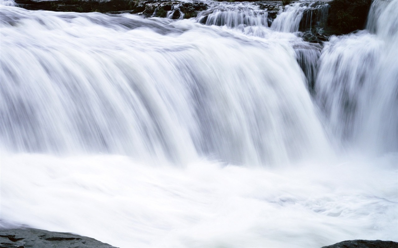 滝は、HD画像ストリーム #26 - 1280x800