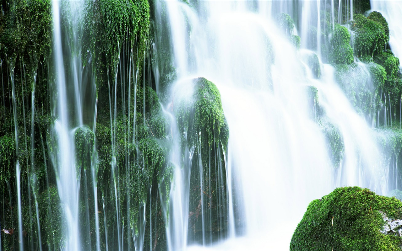 Vodopád toky HD Tapety na plochu #28 - 1280x800