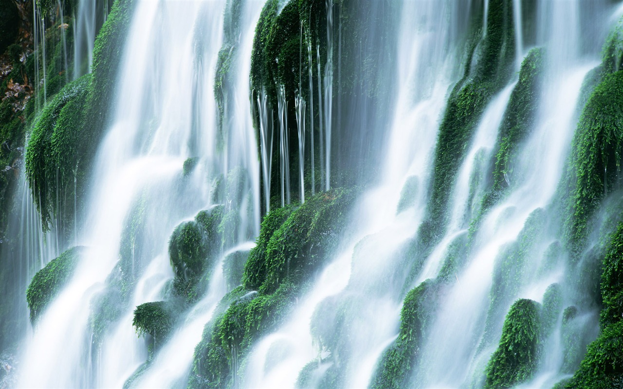 滝は、HD画像ストリーム #29 - 1280x800