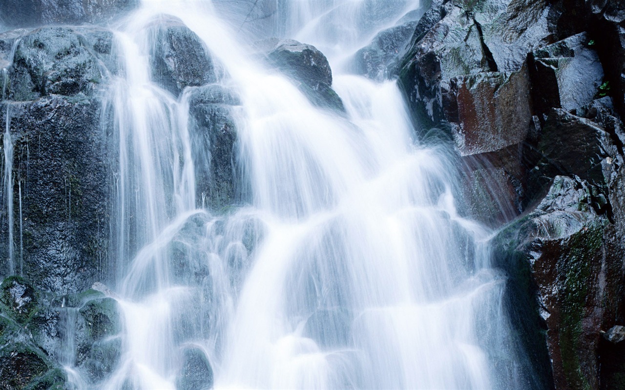 滝は、HD画像ストリーム #30 - 1280x800