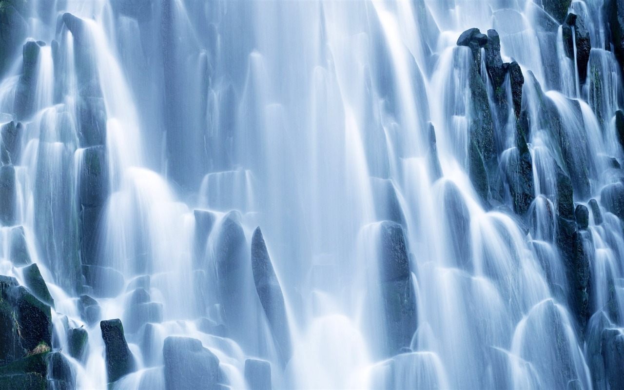 滝は、HD画像ストリーム #31 - 1280x800