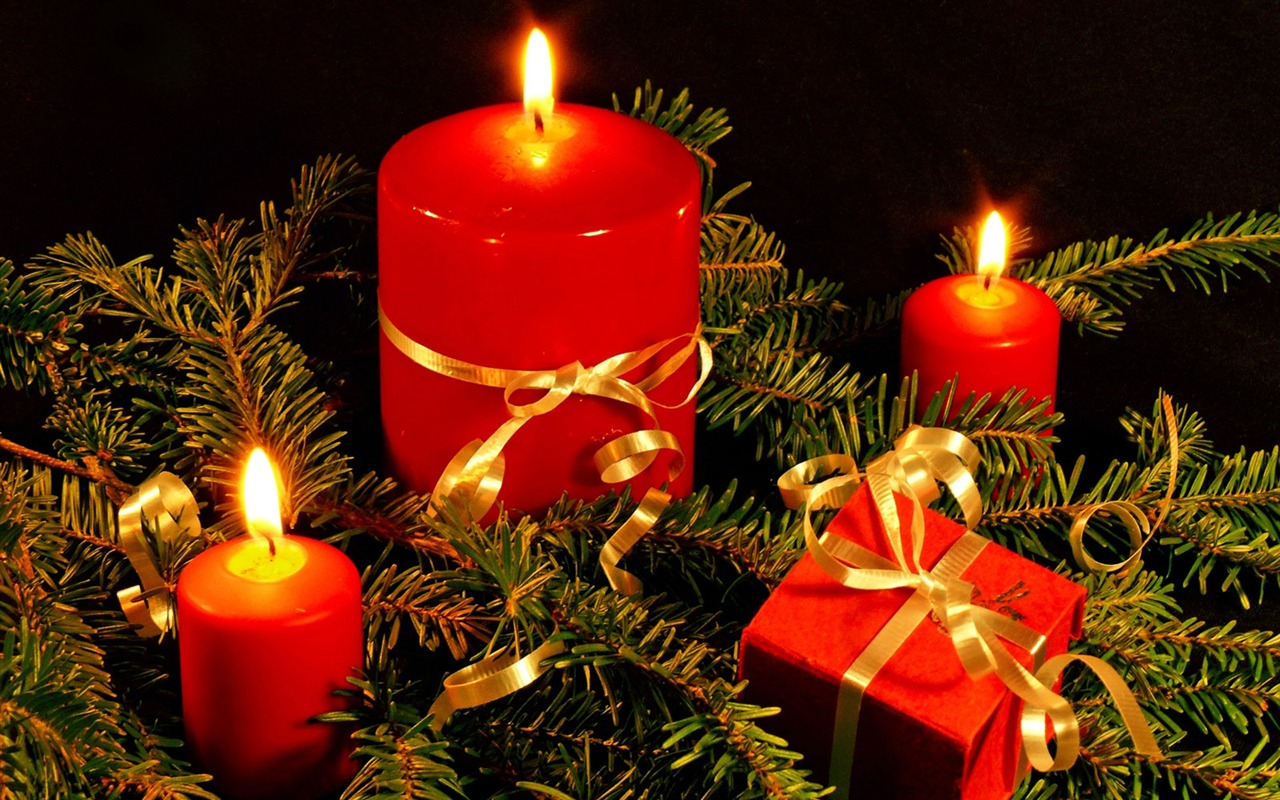 Christmas landscaping series wallpaper (16) #4 - 1280x800