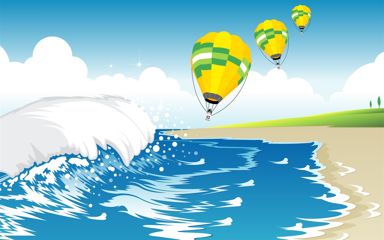 Vector Scenery Collection Wallpapers (2) #2 - 1280x800