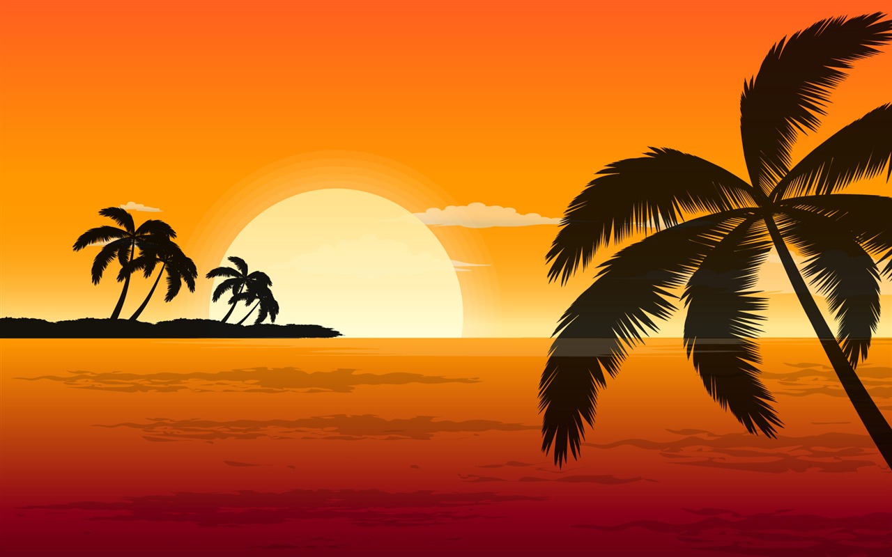 Vector Scenery Collection Bilder (2) #9 - 1280x800