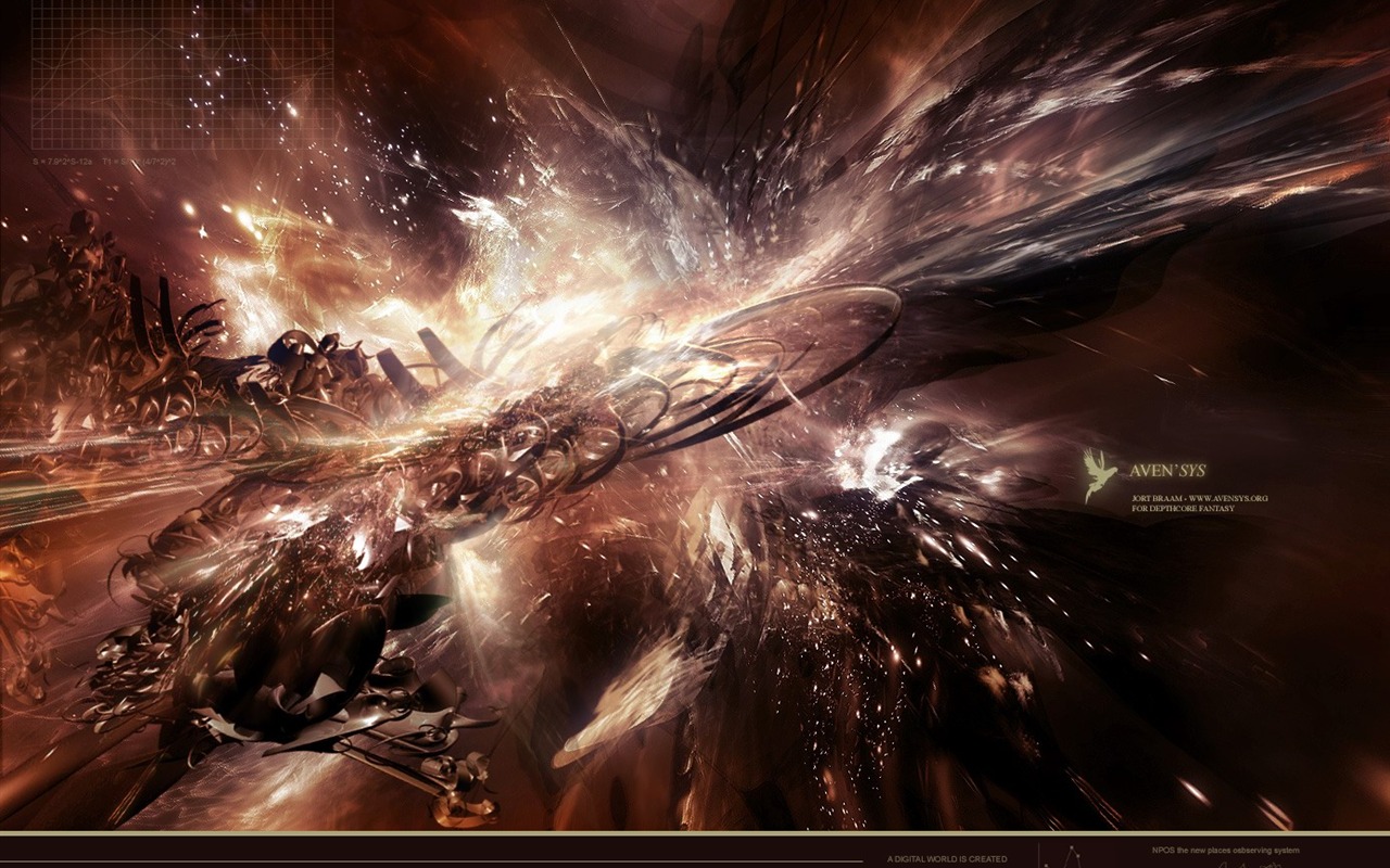 抽象視覺CG壁紙 #21 - 1280x800
