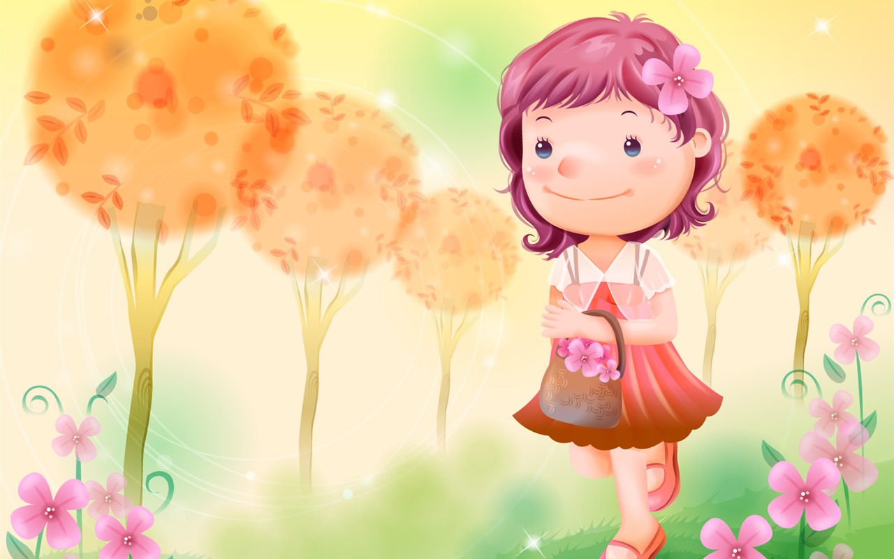 矢量快樂童年壁紙(二) #4 - 1280x800