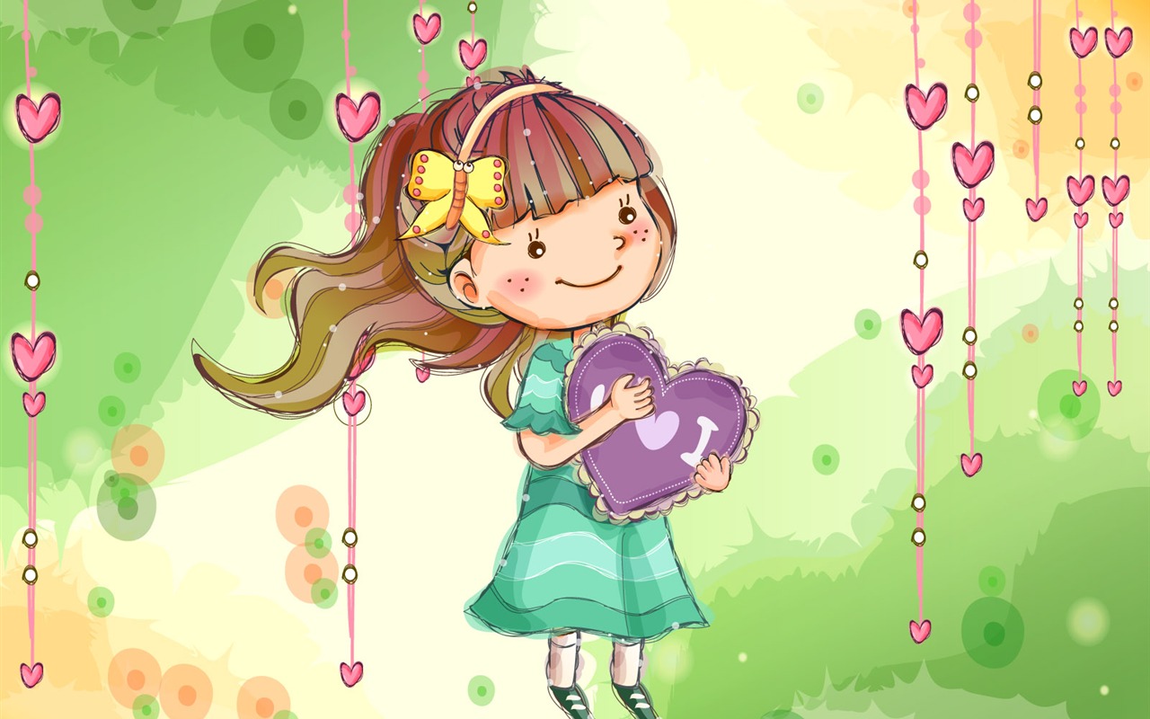 Vector children's Happy Wallpaper (1) #4 - 1280x800