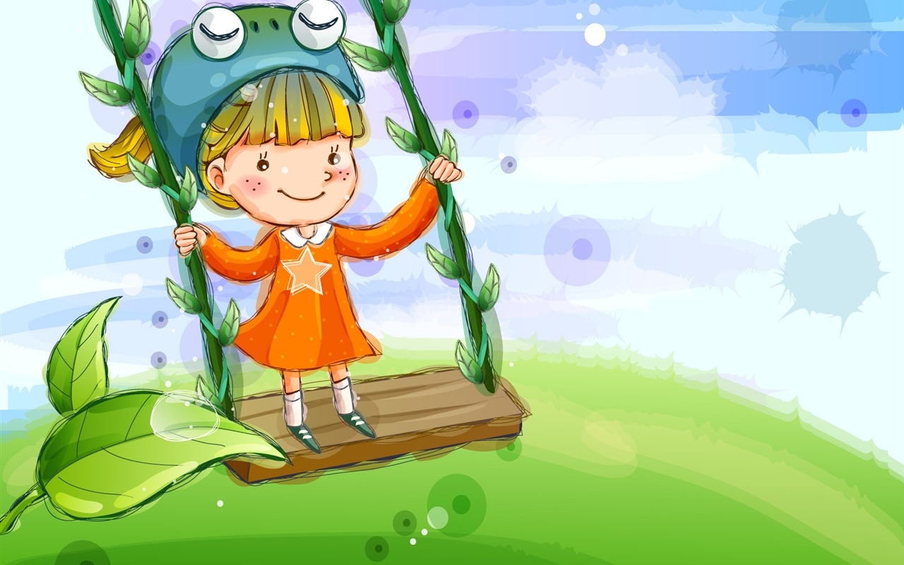 Vector children's Happy Wallpaper (1) #20 - 1280x800