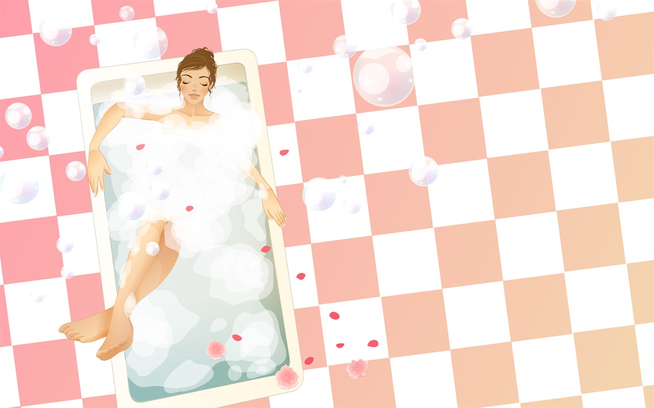 矢量女人花壁紙專輯(三) #11 - 1280x800