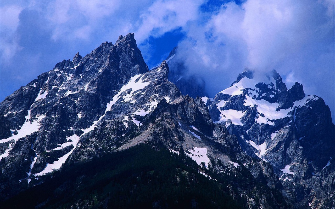 lacs et de montagnes magnifiques fonds d'écran #19 - 1280x800