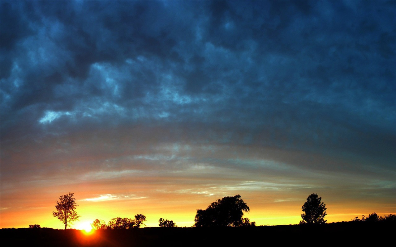 Glow of sunset HD exquisite wallpaper (2) #24 - 1280x800