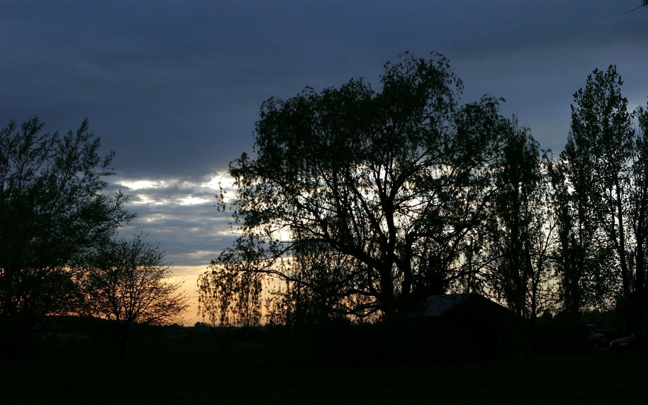 Glow du coucher du soleil HD Wallpaper exquise (2) #38 - 1280x800