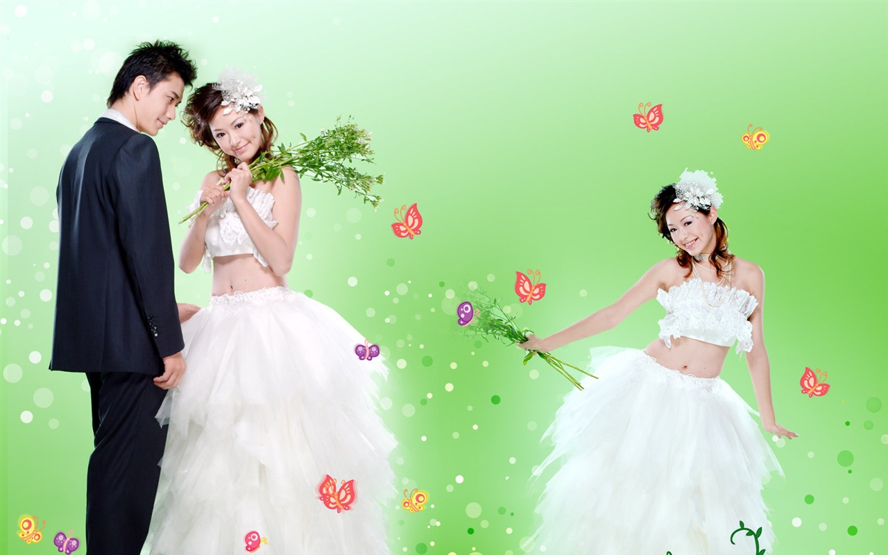 Svatební fotografie wallpaper album (2) #15 - 1280x800
