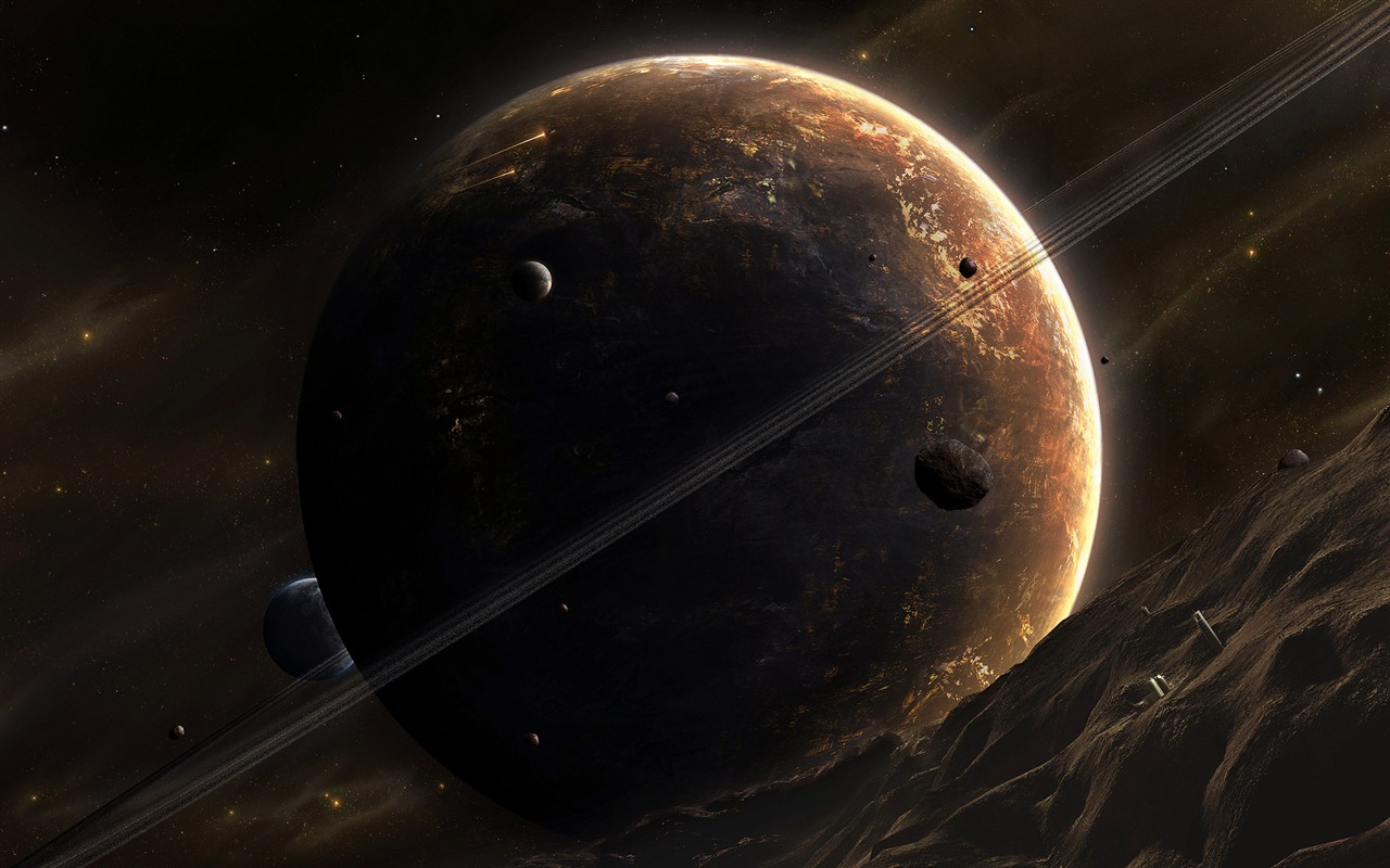 星空地球高清壁紙 #3 - 1280x800