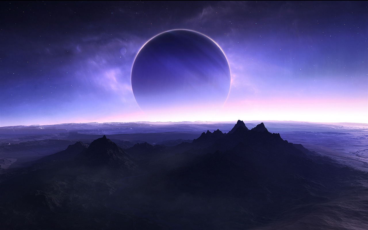 星空地球高清壁紙 #14 - 1280x800