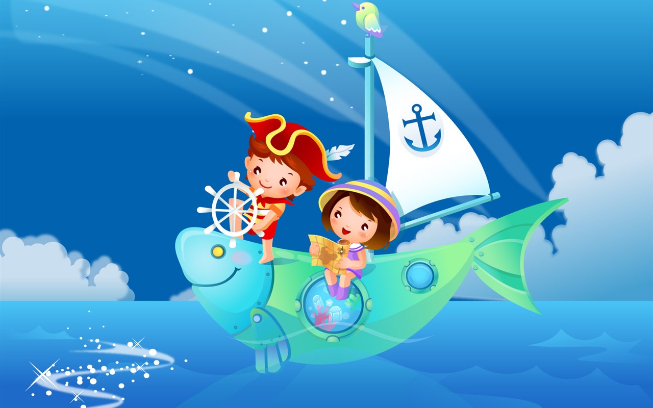 Childhood Dreams Cartoon Wallpaper (1) #12 - 1280x800