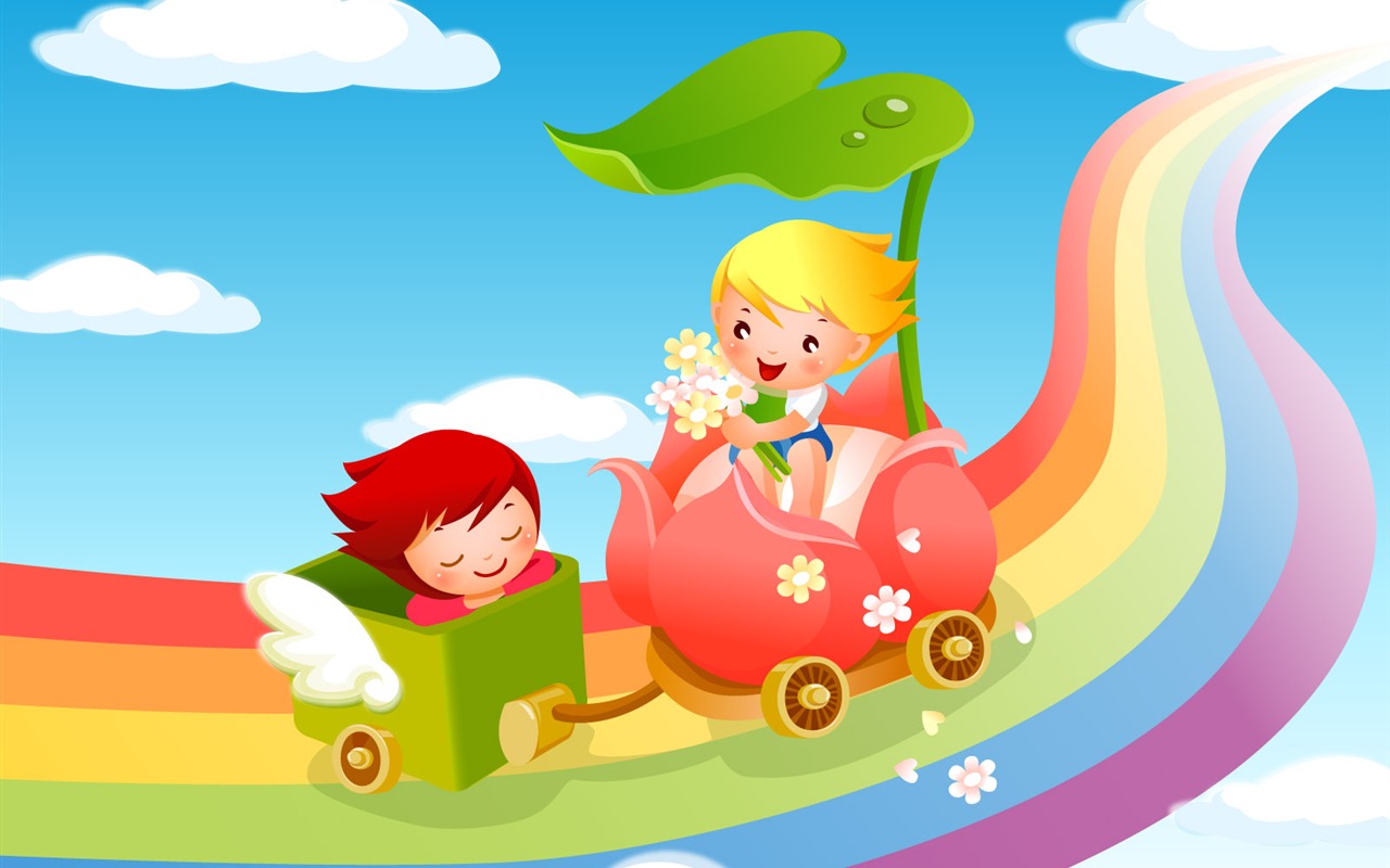 Childhood Dreams Cartoon Wallpaper (1) #13 - 1280x800