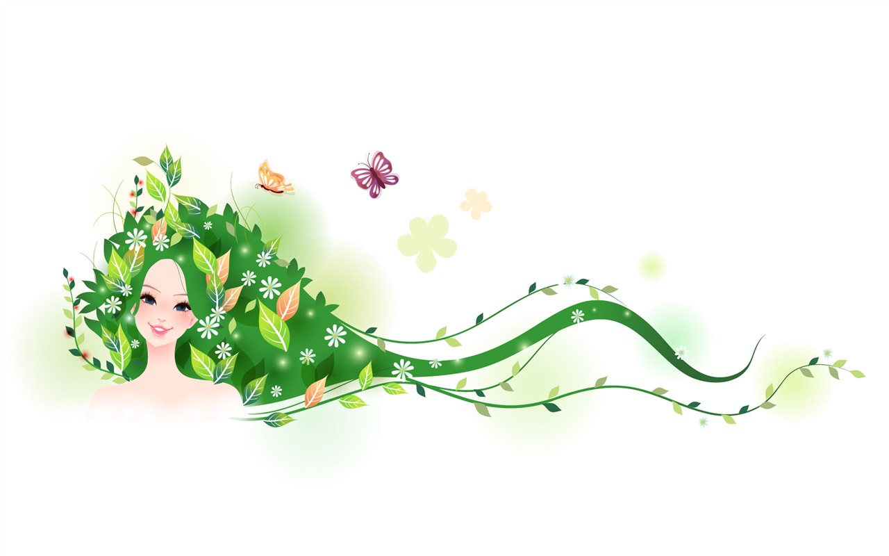 Vector happy childhood Wallpaper (4) #6 - 1280x800