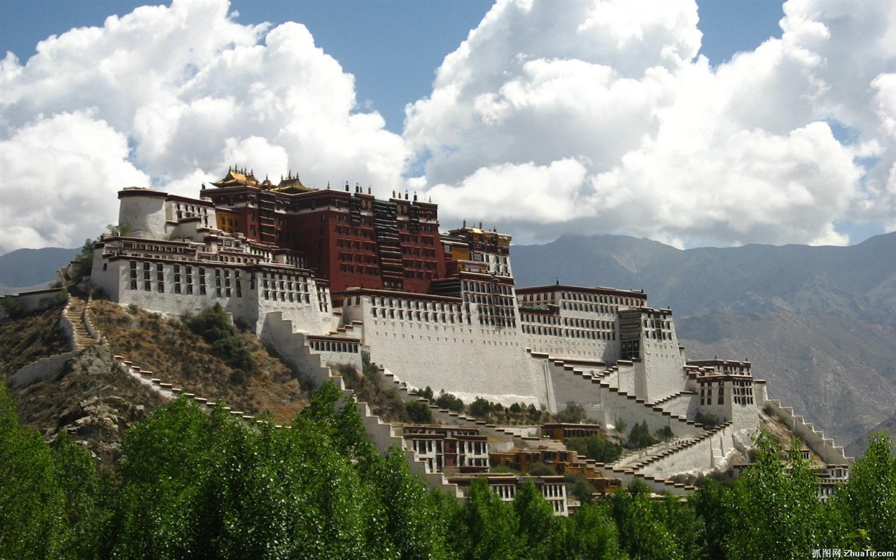 Fond d'écran paysage albums Tibet #8 - 1280x800