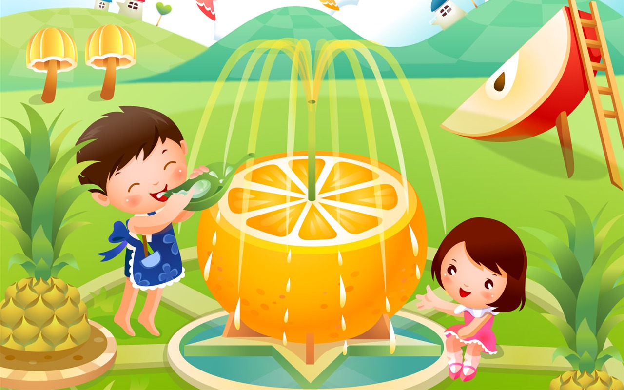 Childhood Dreams Cartoon wallpapers (2) #17 - 1280x800