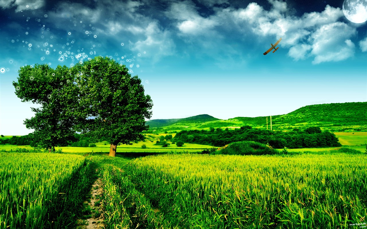 HD širokoúhlý Krajina Tapety #1 - 1280x800