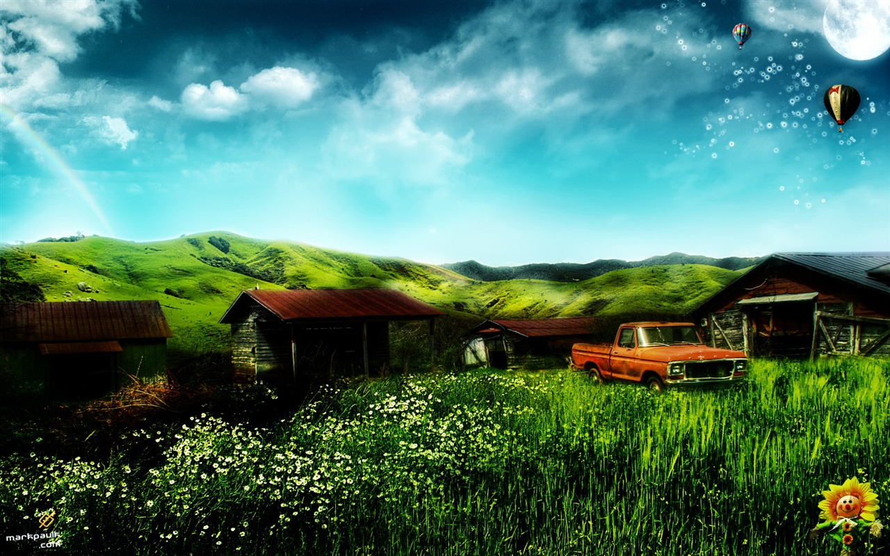 HD širokoúhlý Krajina Tapety #24 - 1280x800