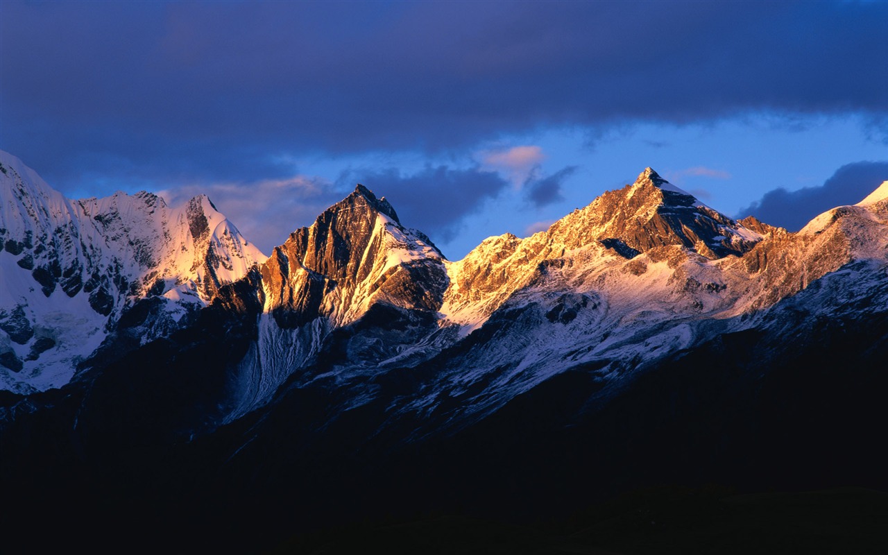 majestuosos ríos y las montañas de China fondo de pantalla #1 - 1280x800