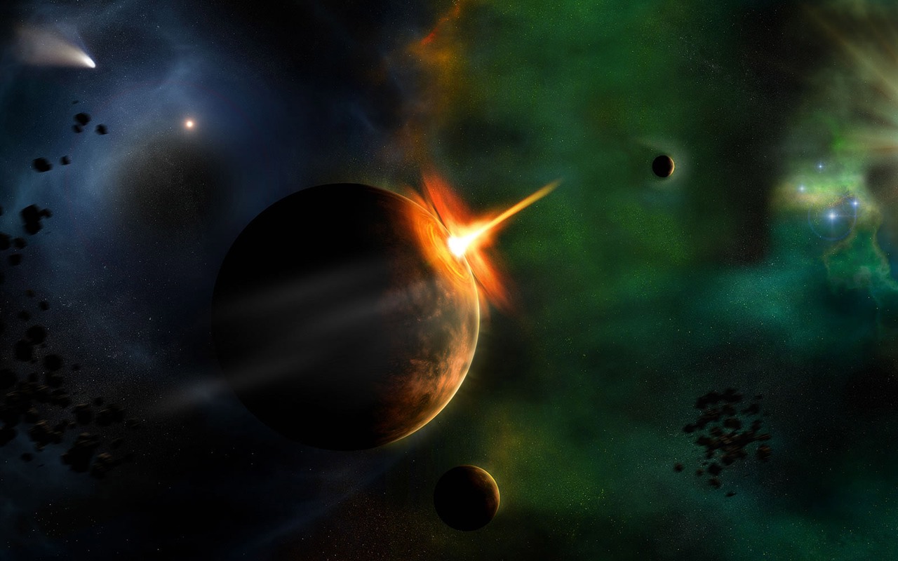 無限遐思 3D星空專輯壁紙 #5 - 1280x800